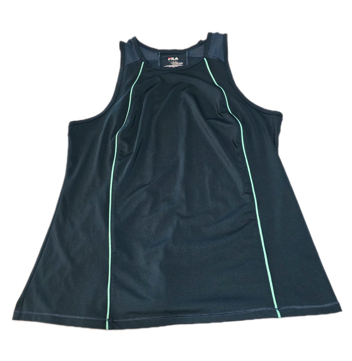 Fila Sport Women's Sleeveless Active Tank Top Size Large Green/Teal,  Polyester