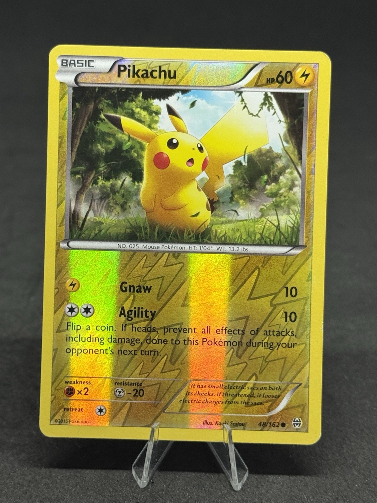 Pikachu 48/162 Breakthrough Reverse Holo