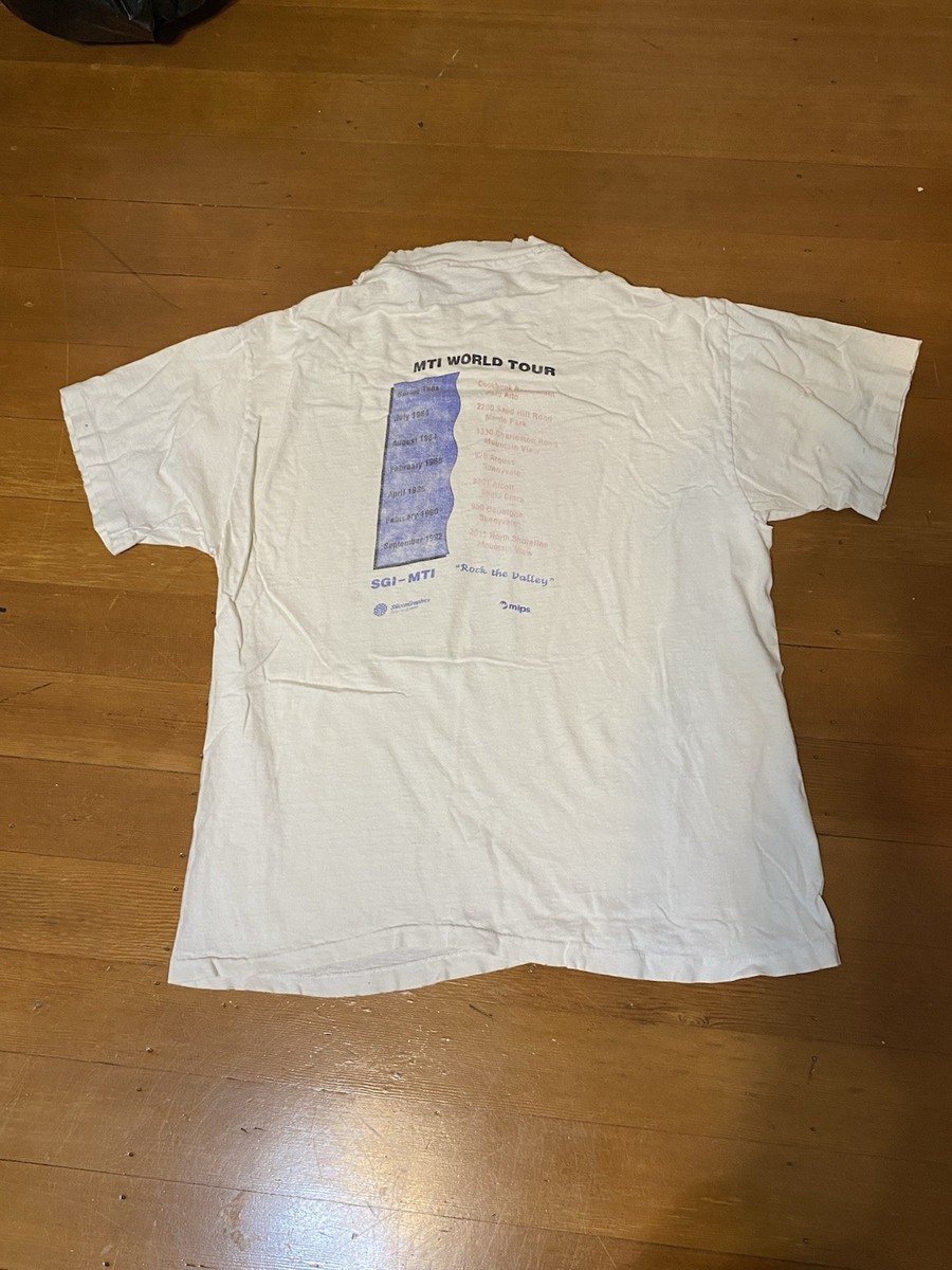Vtg 90s MIPS Technologies Inc SPEC T-Shirt Hanes Beefy-T L