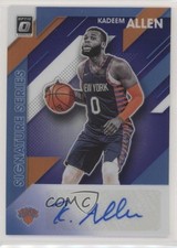 2019-20 Panini Donruss Optic Signature Series Purple Prizm Kadeem Allen Auto fm0