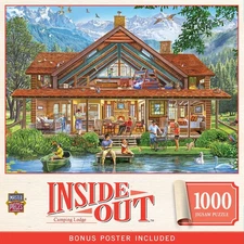 MasterPieces - Inside Out - Camping Lodge 1000 Piece Jigsaw Puzzle