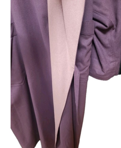 Vintage Japanalia Reversible Pink/Purple Coat Trench Wool Made In USA - Picture 8 of 13