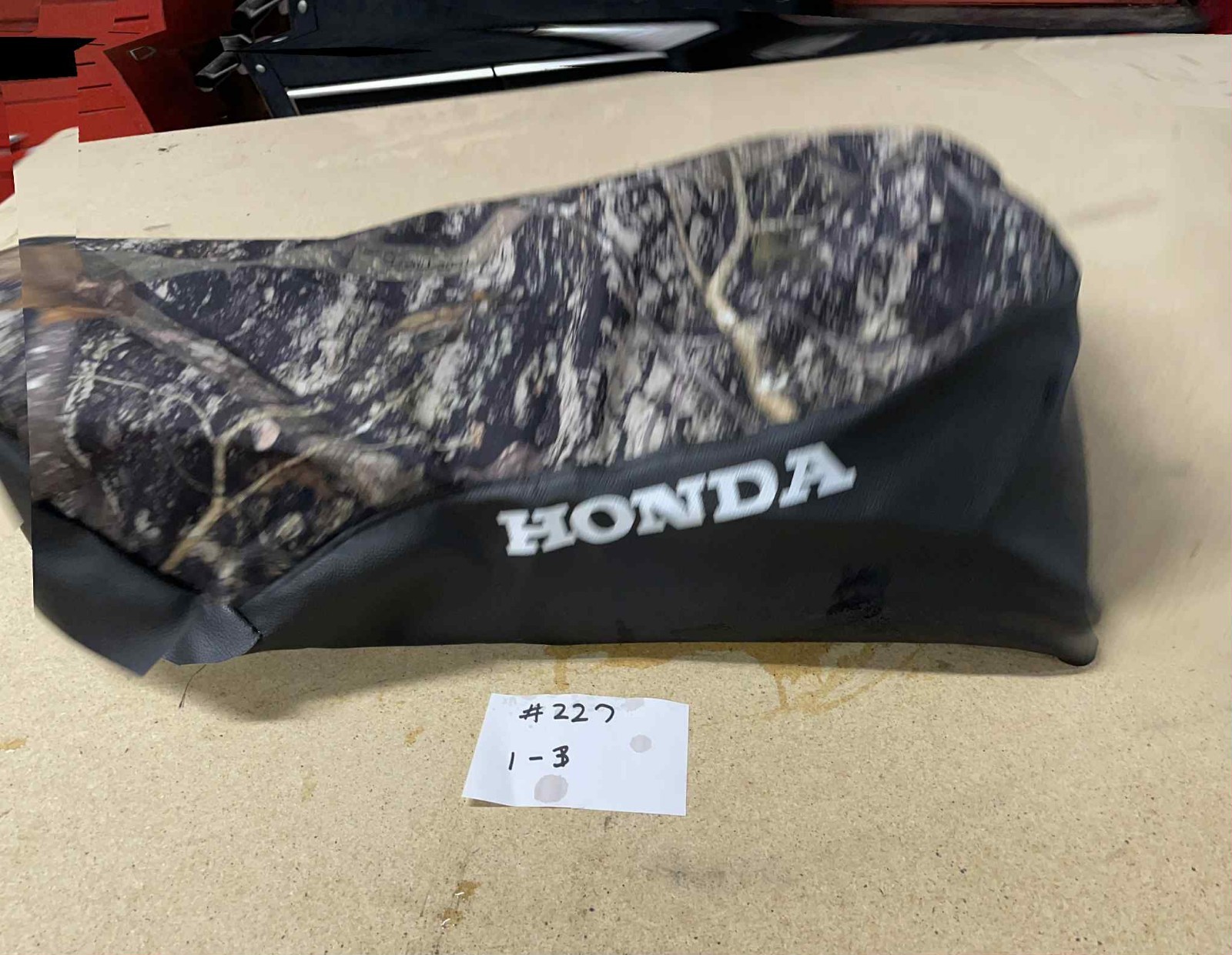 Honda Foreman Rancher TRX Seat Cover Camo and Black Color Seat Cover (TN)