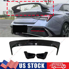 For Hyundai Elantra Sedan 2021-2026 Gt-style Gloss Black Rear Trunk Spoiler Wing