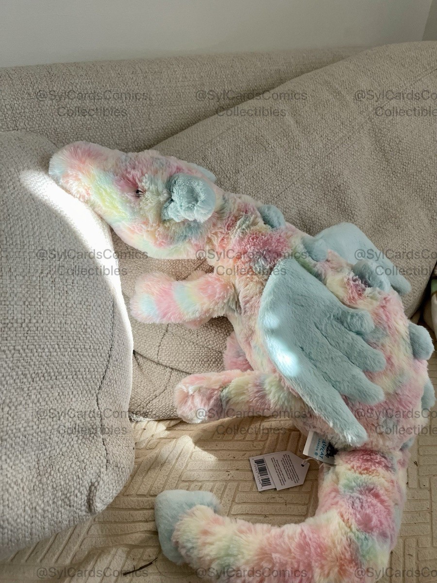 100% Authentic NEW Jellycat Lazulia Dragon LARGE w Dustbag