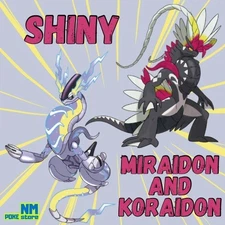 ✨ SHINY KORAIDON AND MIRAIDON BUNDLE✨ Pokemon Scarlet and Violet