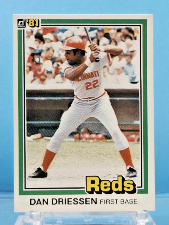 1981 Donruss #301 - Dan Driessen - Cincinnati Reds - Near Mint