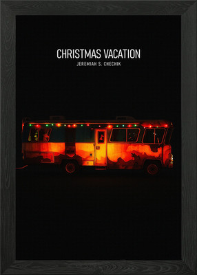 Weihnachten Urlaub Filmposter Gerahmt Wandbild Poster Leinwanddruck Bild