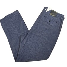 2015 DEADSTOCK NEW Banana Republic Men's Kentfield Pant Slim Fit Blue Size 36x30