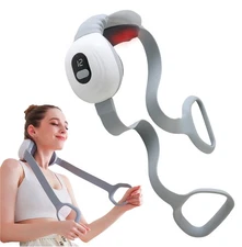 Back and Neck Massager with Heat, Electric Deep Tissue 3D Kneading Massage