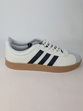 ADIDAS VL Court Base Core White/Aurora Ink/Halo Blue Women's Size 7 JI1766