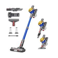 Cordless Vacuum Cleaner, 450W 40Kpa Powerful Stick Vacuum, Up to 50Mins Recha...