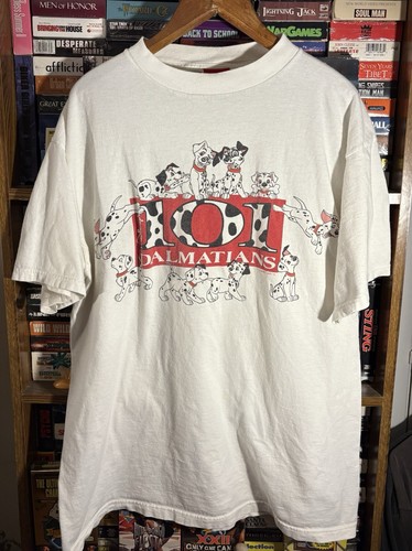 Vintage 90s 101 Dalmatians Disney Movie Promo TShirt Adult XL