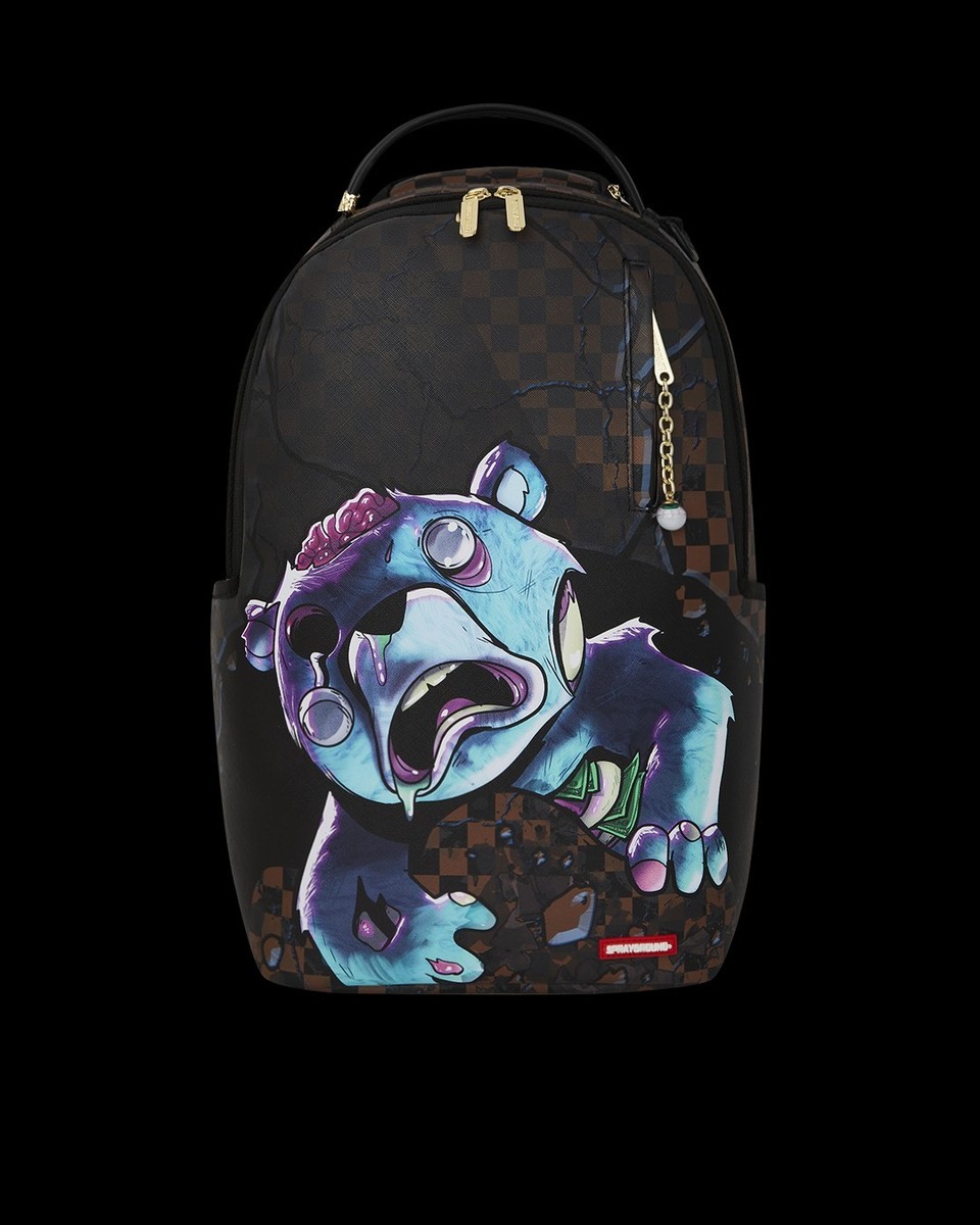 spraygroundバックパック SPRAYGROUND ZOMBIE BEAR BRAINS Backpack LIMITED EDITION, Great