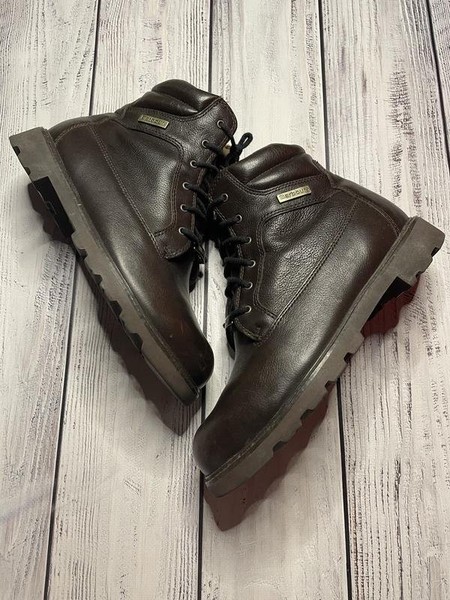 Men Barbour Boots Brown Leather 41