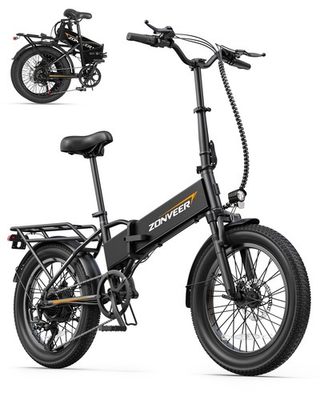 #ad Electric Bike For Adults 500W Motor 20quot; Folding Ebike with 48V 10Ah Battery $349.99