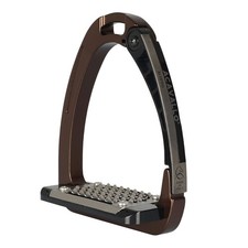 ACAVALLO Arena Alupro Brown Stirrups (AC607-07-OS)
