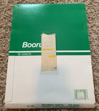 Vintage Boorum & Pease Esselte Columnar Sheets G15-20 Accounting Ledger 8 Sheets