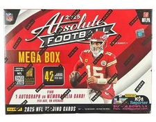 2025 Panini Absolute Football Hobby Mega Box (1 auto or jersey)