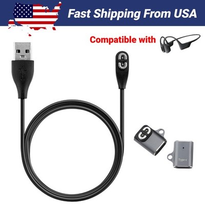Magnetic Charger Cord for Shokz Openrun Bone Conduction Headhones Aftershokz