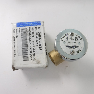 Hobart 1/2'' Vacuum Breaker 00-292909-0003 Fits AM15, CDL-1, CL44E