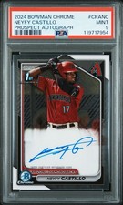 Neyfy Castillo 💥 PSA 9 - 2024 Bowman Chrome 1st AUTO #CPANC - Diamondbacks