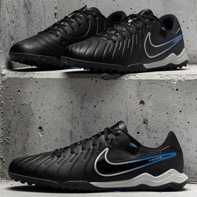 NEW Nike Legend 10 Academy TF Soccer Cleats Black Blue Mens Sizes 8 / 9.5