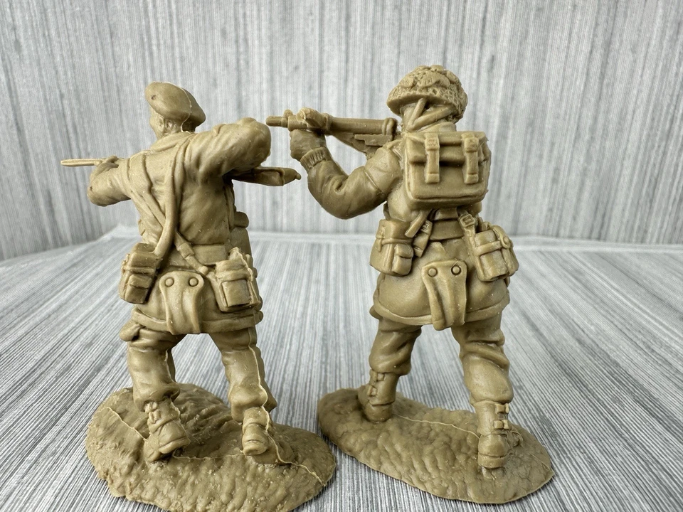 Coleccionables Conte - Paracaidistas 6 Poses 54mm Juguete Soldados Foto 3 de 4