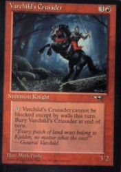 Varchild's Crusader - Alliances (121) - Common - Red Knight - MTG