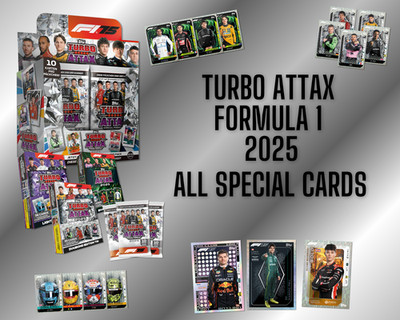 Topps Turbo Attax F1 25 - Formula 1 2025 - Einzelkarten - ALLE SONDERKARTEN