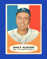 1961 Topps Set-Break #136 Walter Alston Mgr EX-EXMINT *GMCARDS*