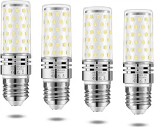 100 Watts Equivalent E26 Corn Bulbs, Medium Screw LED Daylight White 6000k 