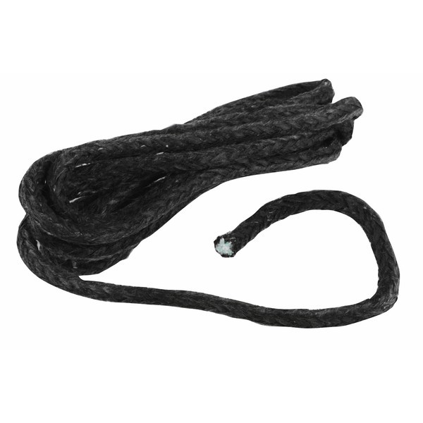 Tresse graphitée Ø6mmx2,5m DIFF anti-fumée pour poêle à bois