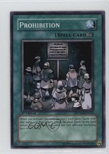 Prohibition 1st Ed. YuGiOh Machina Mayhem Structure Deck #SDMM-EN022 2010