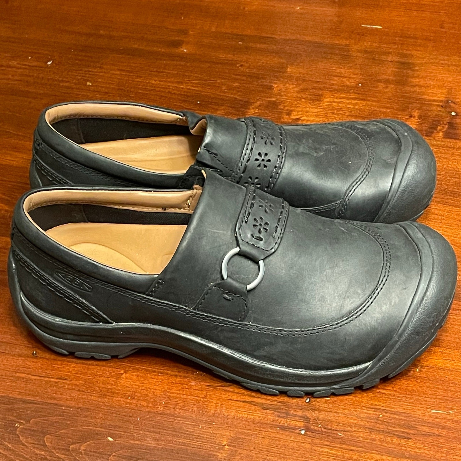 Scarpe da trekking Keen nere in pelle Kaci II slip on outdoor attive 8 5 39