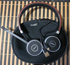 Jabra Evolve 65 On the Ear Bluetooth Wireless Headset w/ Cable Black No Dongle
