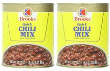 2 pk Brooks Quick Chili Seasoning Mix 1.25 ounce - Easy and quick chilli mix