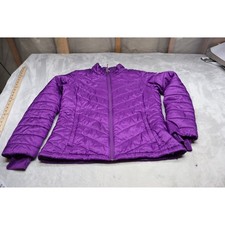 Columbia Jacket Women Large Purple Morning Light Insulated Puffer Omni Heat Warm