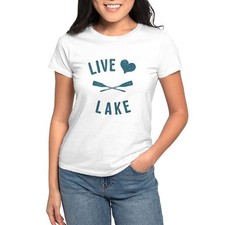 CafePress Live Love Lake Women's T-Shirt 1769501148