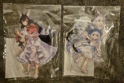 Hololive Fubumio 5th Anniversary Sammlerstück Acryl Ständer Set Fubuki und Miol
