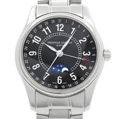FREDERIQUE CONSTANT FC-330/335X6B4/6 Automatic Moon Phase Date Watch 43mm