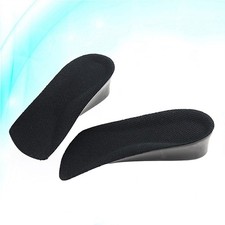 1 Pair Invisible PU Shoe Lifts 2.5 cm Height Increase Half Insole Inserts