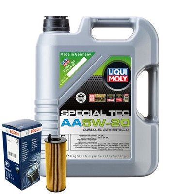 Motoröl 5W20 LIQUI MOLY Spezial Aa 5L+BOSCH Ölfilter