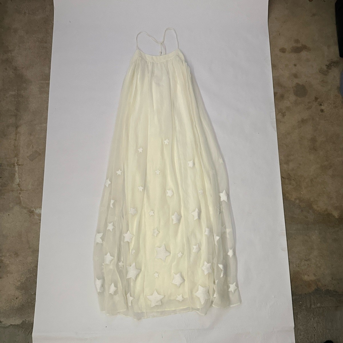 Mara Hoffman Star-Embroidered Maxi Dress NWT Size L Mara Hoffman Star-Embroidered Maxi Dress NWT Size L