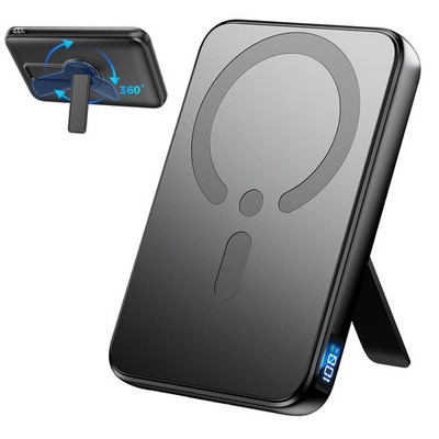 for Magsafe Power Bank, 12000mAh Magnetic Portable Charger with Black