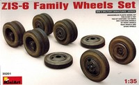 MiniArt 35201 - ZIS 6 Family Wheels Set - Truck LKW RäDer Rad - 1:35