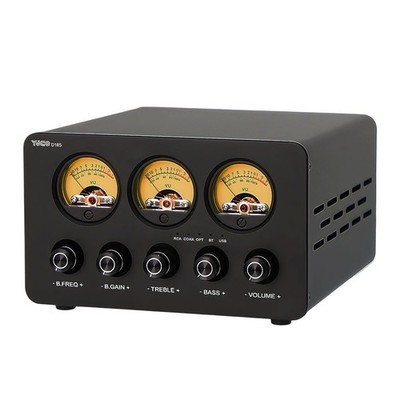 D185 2.1Channel Digital Power Amplifier Bluetooth5.4 ES9038Q2M Decoding VU Meter