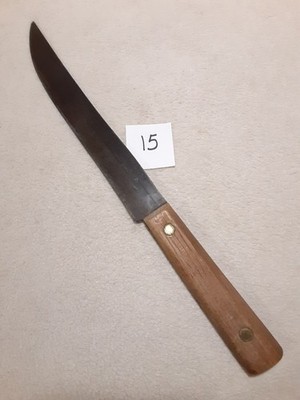 Ontario Knife Co. Tru-Edge Old Hickory 8'' blade Grandma's Butcher Knife USA 15