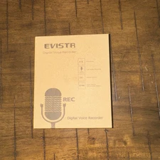 EVISTR L357 64GB Digital Voice Recorder MP3 Player USB Rechargeable Dictaphone