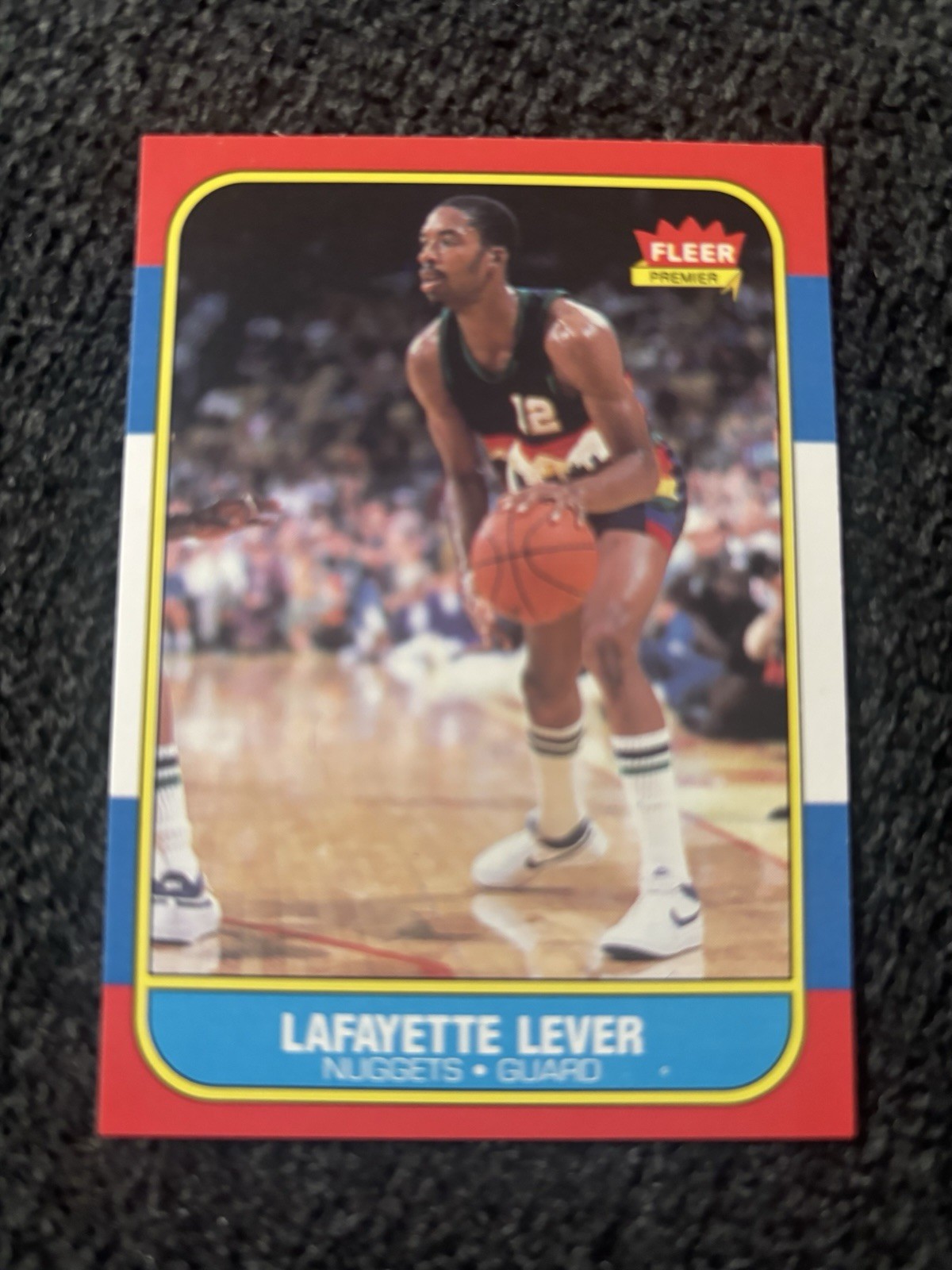 1986-87 FLEER LAFAYETTE LEVER #63 ROOKIE MINT  SET BREAK
